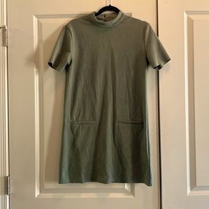 ZARA short green dress